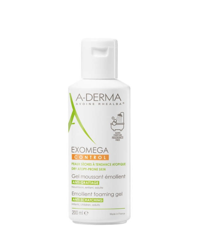 A-DERMA, Exomega Control, Foaming Gel, 200ml