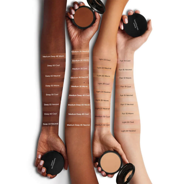 BareMinerals Barepro 16H Skin-Perfecting Pressed Powder Foundation Deep 60 Cool, 8g.