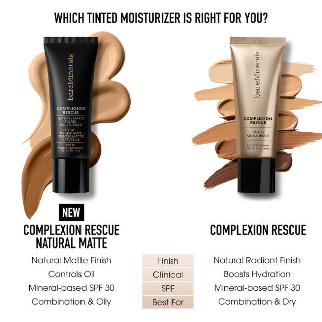 BareMinerals Complexion Rescue Tinted Moisturizer Matte Foundation Chestnut, 35 ml.