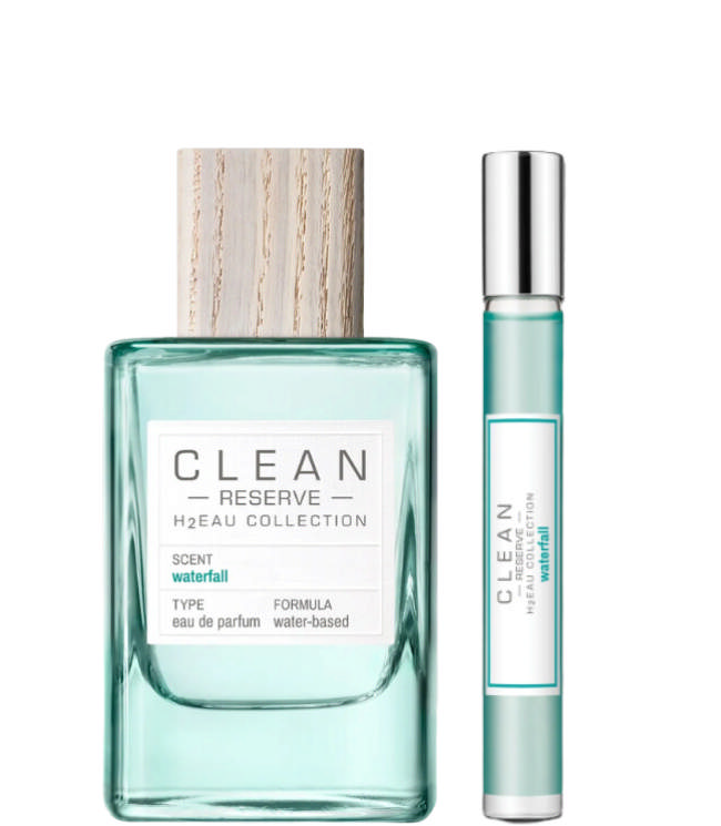 Clean H2EAU Waterfall EDP DUO: 100 ml + 10 ml. Rollerball