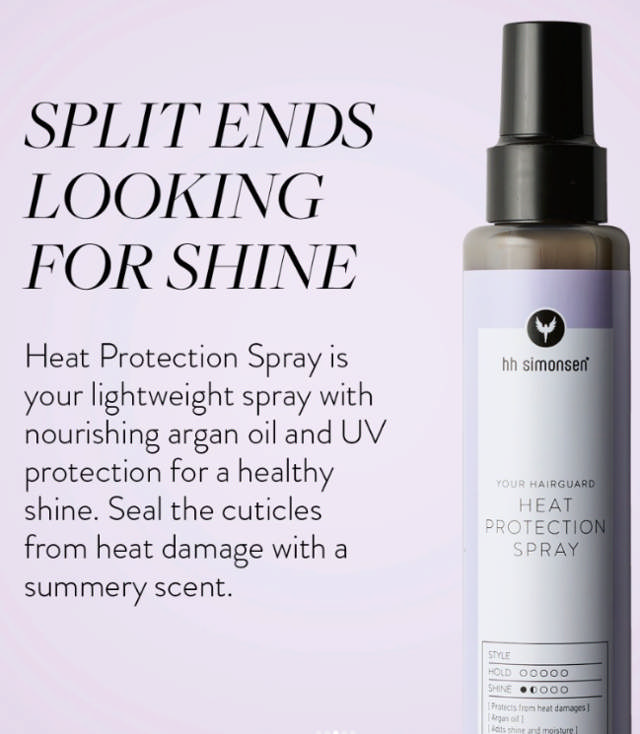 HH Simonsen Heat Protection Spray, 145 ml.