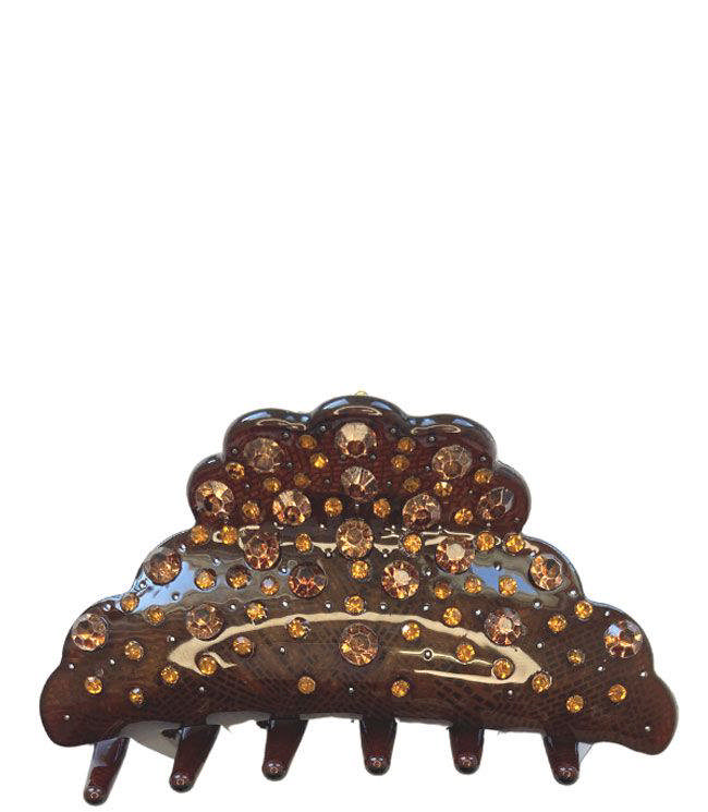 JA-NI Hair Accessories - Hair Clamps Jasmin, The Brown