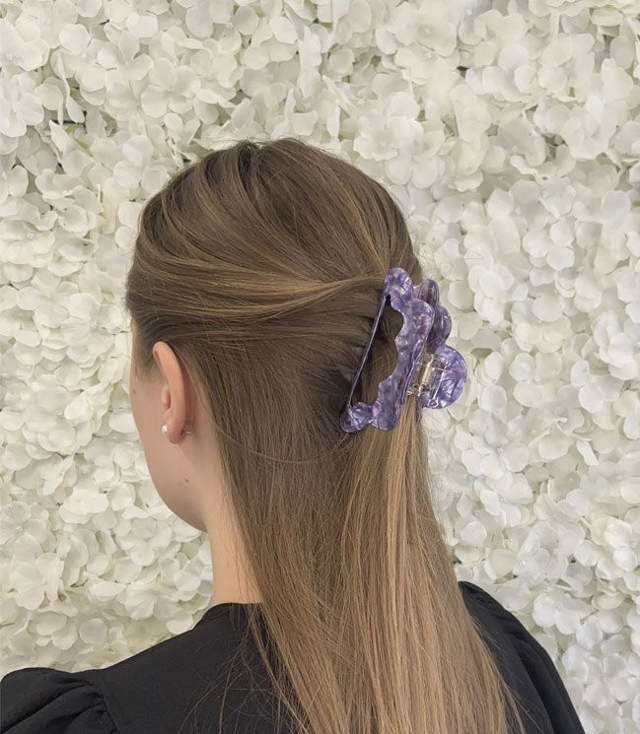 JA-NI Hair Accessories - Hair Clamps Sarah, The Purple