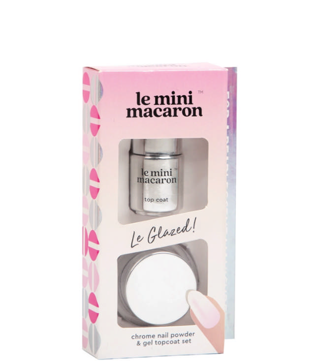 Le Mini Macaron Le Grazed Chrome Powder Set
