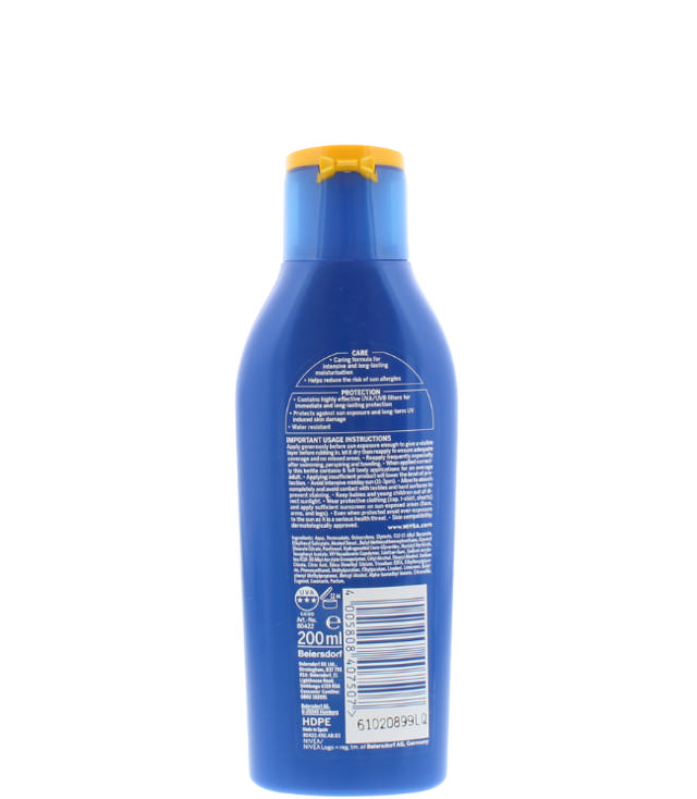 Nivea Sun Protect & Moisture  Sun Lotion SPF20, 200 ml. 
