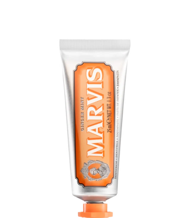 Marvis Ginger Mint Tandpasta, 25 ml. (Rejsestørrelse)