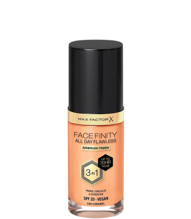 Max Factor All Day Flawless 3In1 Foundation 85 Caramel, 30 ml.