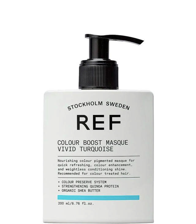 REF Colour Boost Masque Vivid Turquoise, 200 ml.