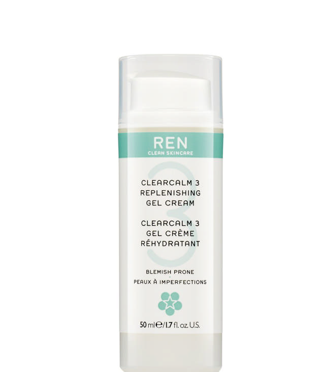 REN Skincare Clear Calm 3 Replenishing Gel Cream, 50 ml.