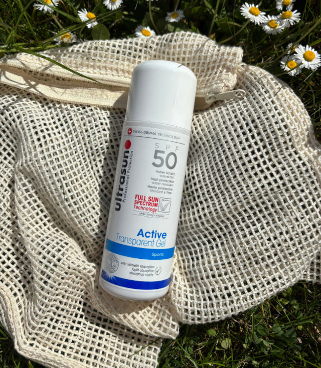 Ultrasun Active Transparent Gel SPF50, 150 ml.